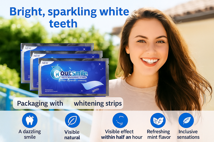 Mint Flavored Whitening Strips