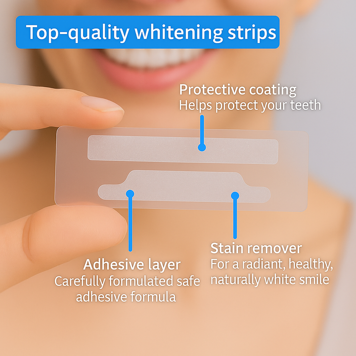 Mint Flavored Whitening Strips