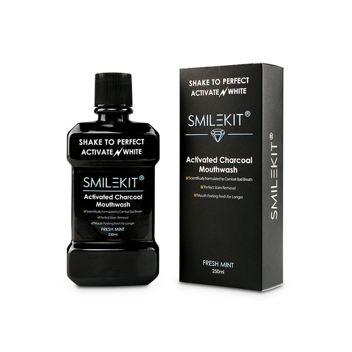 SmileKit® Activated Charcoal Mouthwash