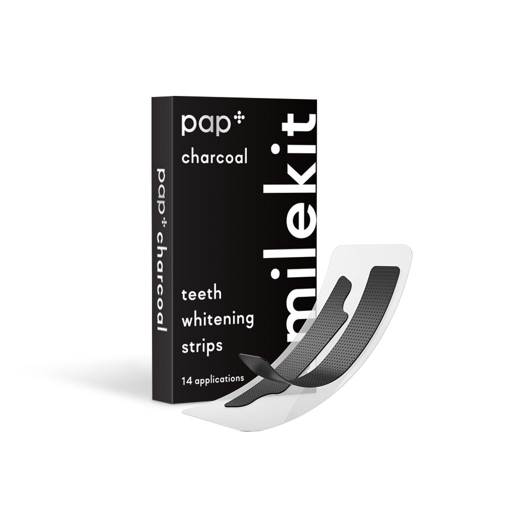 SmileKit™ PAP+ Charcoal Whitening Strips