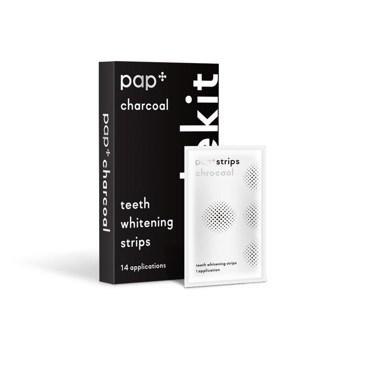 SmileKit™ PAP+ Charcoal Whitening Strips