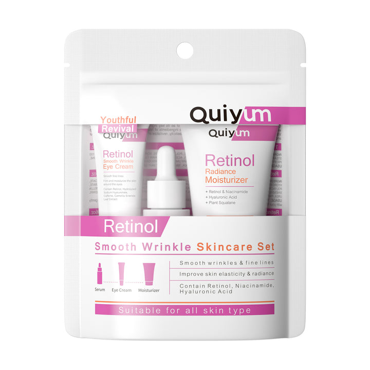 Quiyum Retinol Smooth Wrinkle Skincare Set