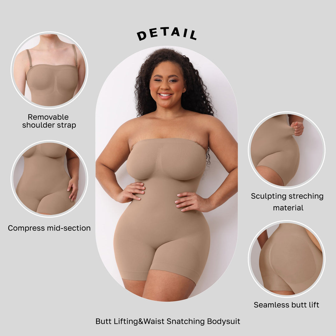 Ultra-Slim Mid-Thigh Bodysuit