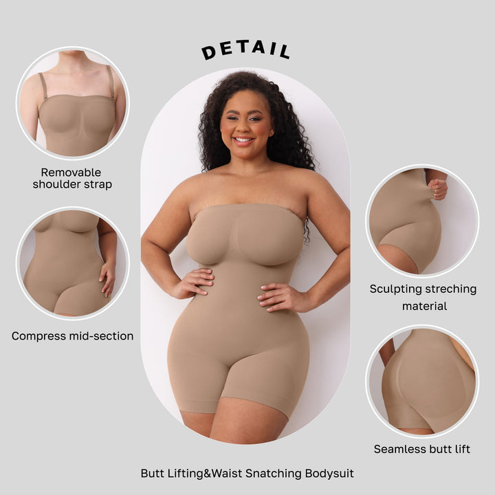 Ultra-Slim Mid-Thigh Bodysuit