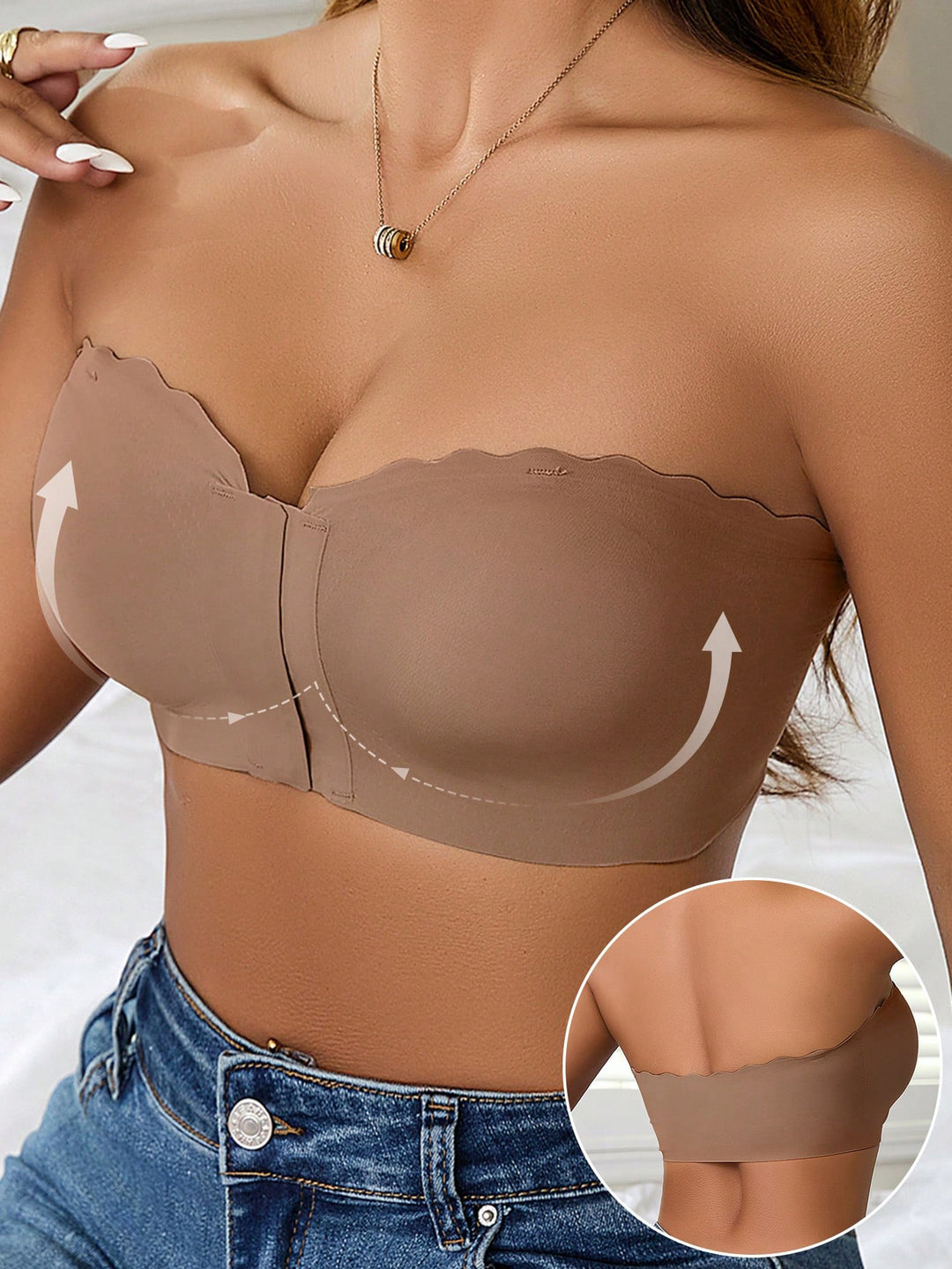 Seamless Strapless Bra