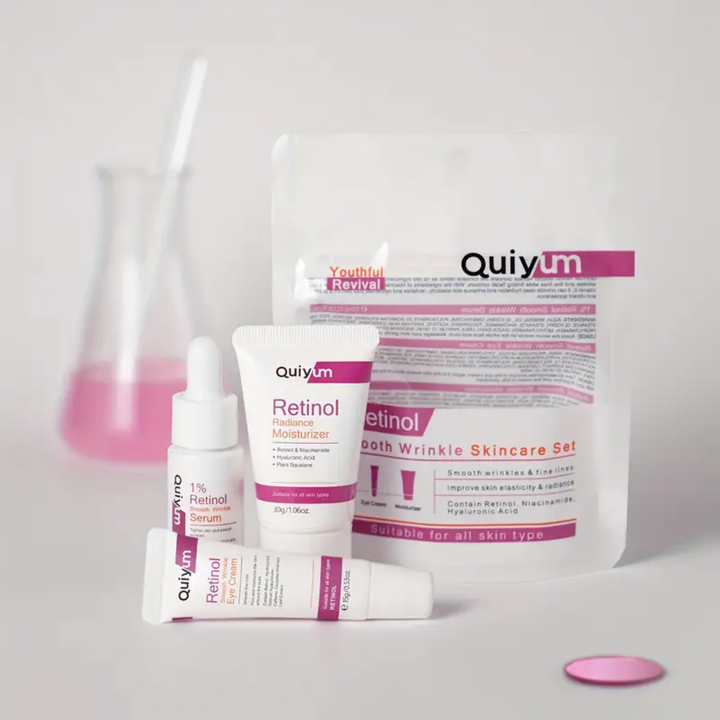 Quiyum Retinol Smooth Wrinkle Skincare Set