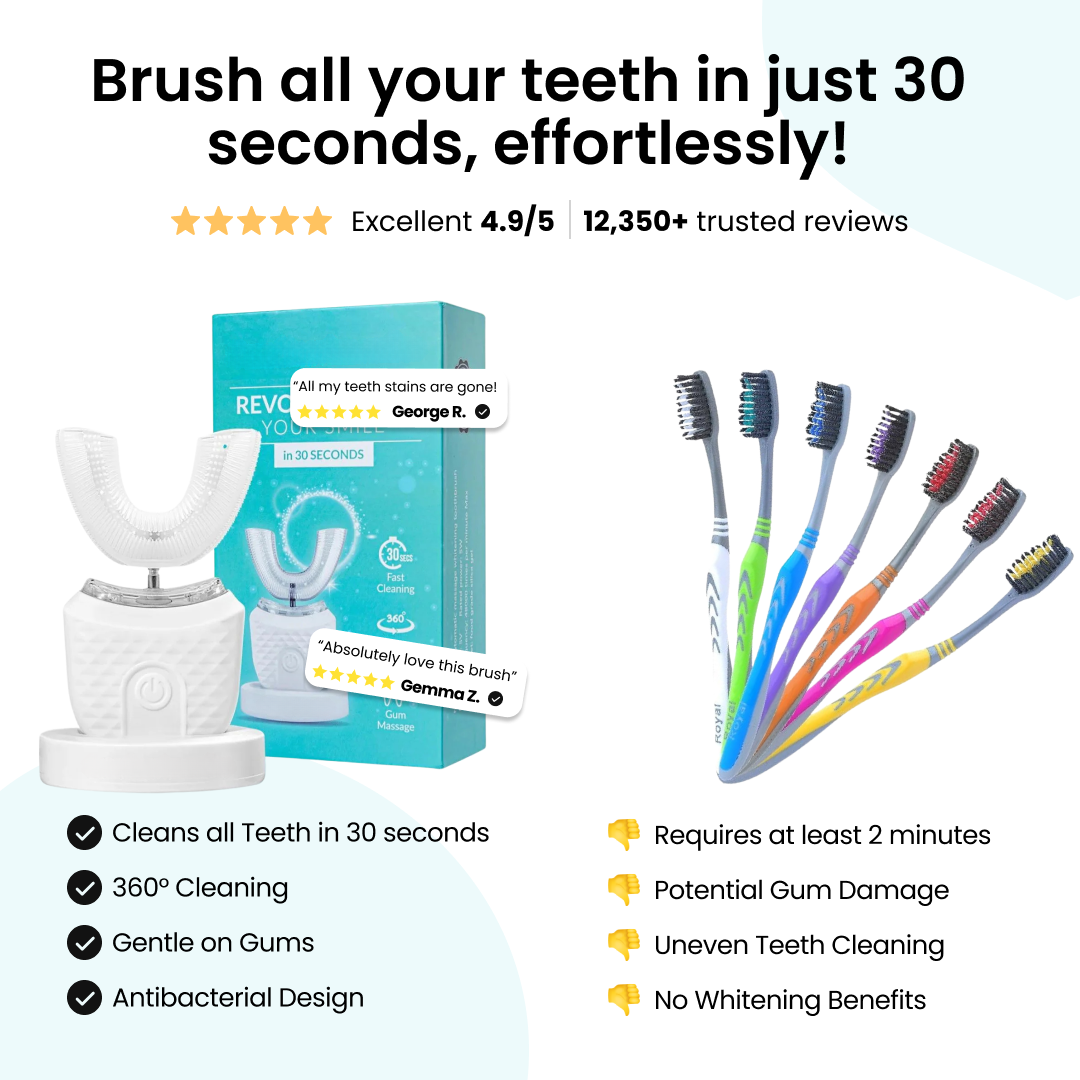 U Brush – Hands free U shaped toothbrush